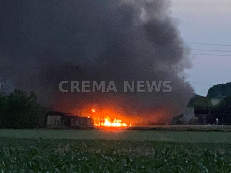 Crema News - Incendio in cascina